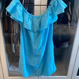 Tommy Bahama
St. Lucia Ruffle Linen-Blend Dress